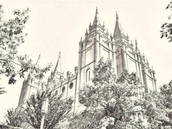 600x450 salt lake temple sketch misty alger - Salt Lake City Temple Drawing