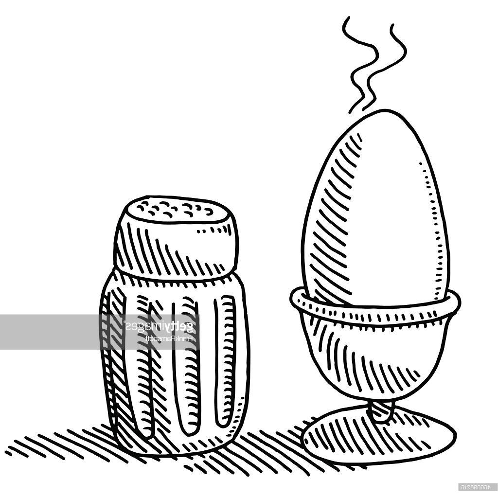 1024x1024 top breakfast food egg salt shaker drawing vector pictures - Salt Shaker Drawing