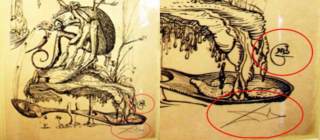 640x280 salvador dali signature and forgeries barcelona budget - Salvador Dali Drawing On Checks