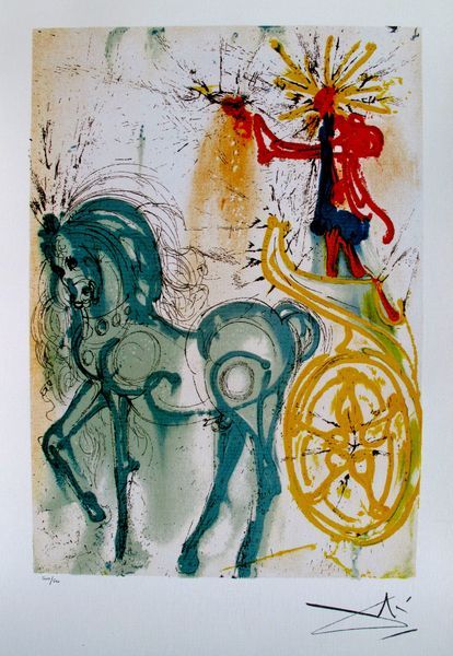 414x600 check out salvador dali's le cheval de triomphe limited edition - Salvador Dali Drawing On Checks