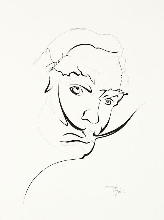 569x765 salvador dali drawing - Salvador Dali Drawings