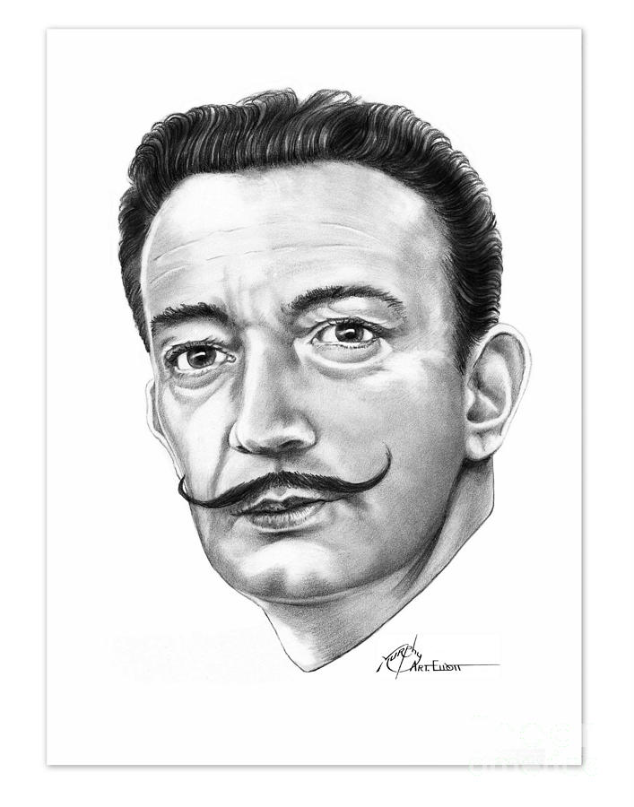 707x900 salvador dali drawing - Salvador Dali Drawings