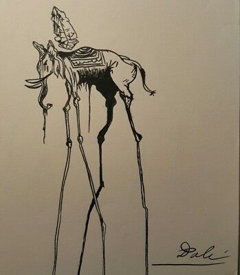 349x400 salvador dali, drawing, original signed artwork, surrealism - Salvador Dali Drawings