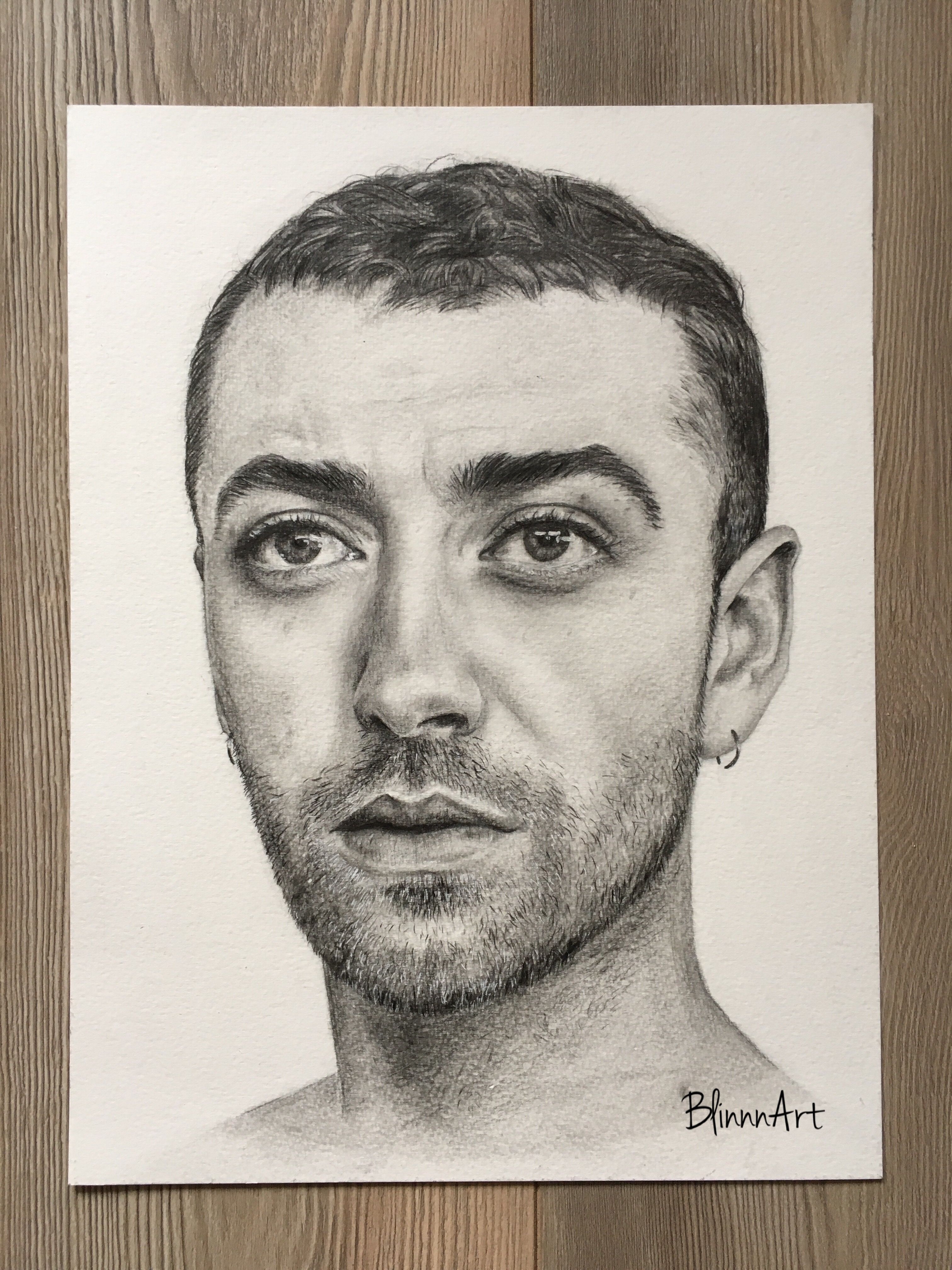 3024x4032 my drawing of sam smith - Sam Drawing