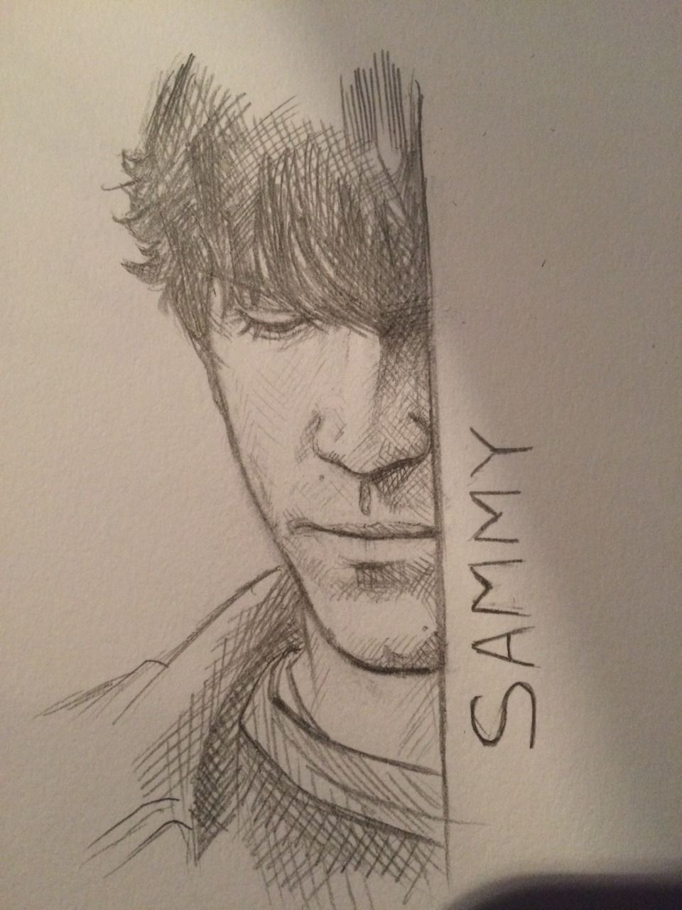 960x1280 sabriel fanart itscrustylipsmcgee have a not sam that i drew - Sam Drawing