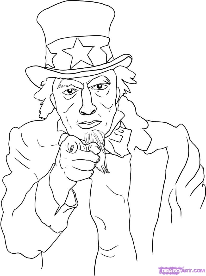 How To Draw Uncle Sam Step By Step Learn How to Draw