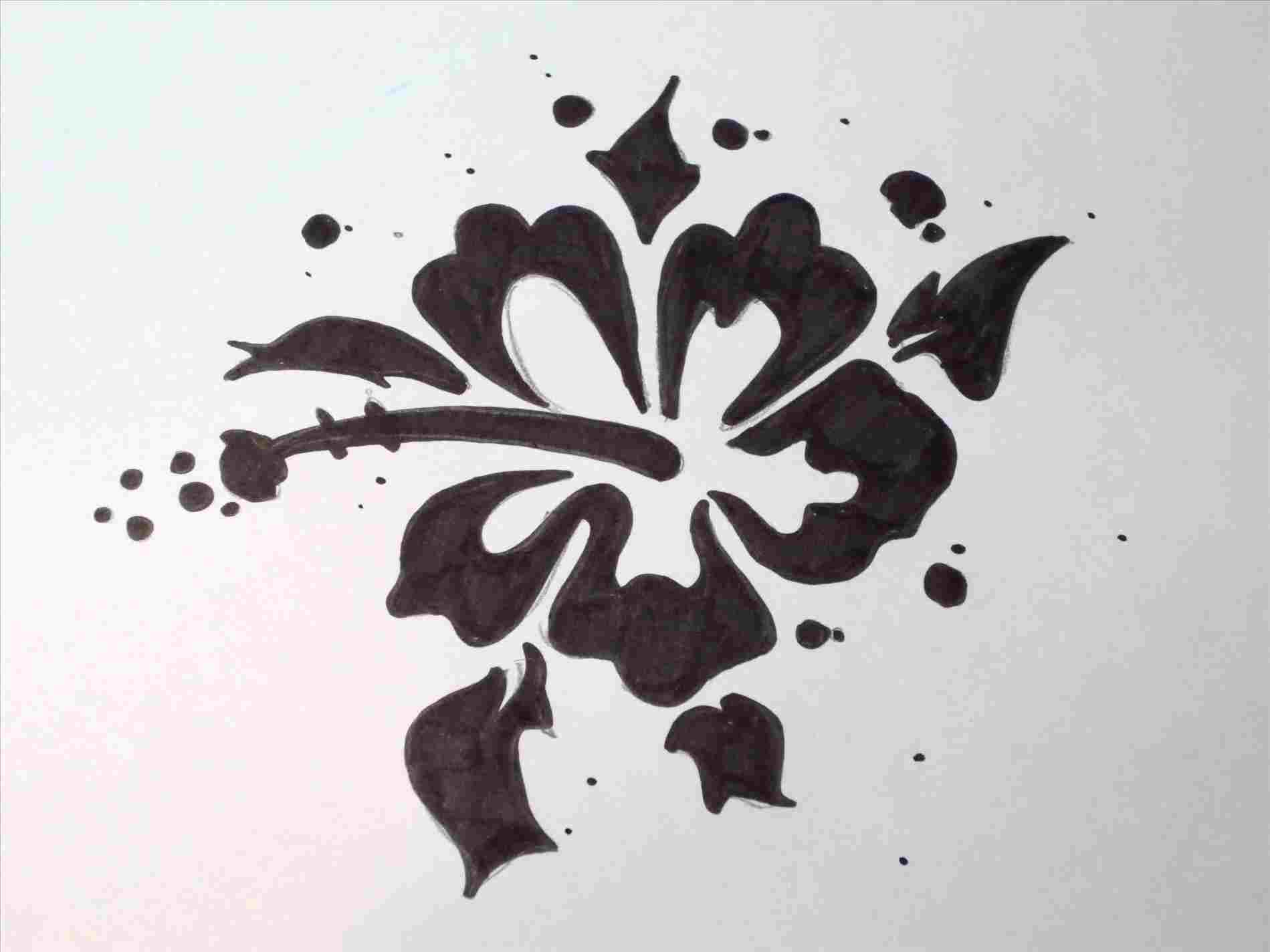 1899x1424 Flower Drawing How To Draw A Hibiscus Youtube Kids - Samoan Flower Drawing