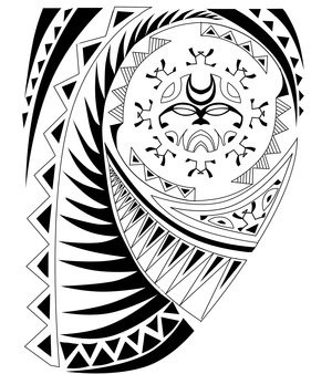 300x338 Polynesian Tattoo Designs - Samoan Tribal Drawings