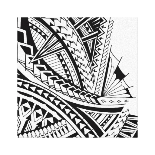 512x512 Polynesian Tribal Wallpaper - Samoan Tribal Drawings