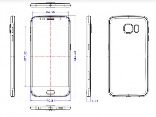 518x387 new leak shows samsung galaxy is as thin as the iphone - Samsung Drawing