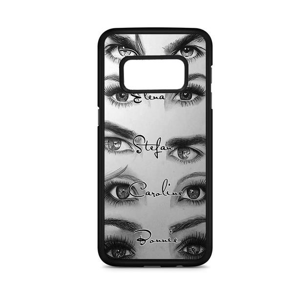 600x600 vampire diaries cast eyes drawing for samsung galaxy case - Samsung Drawing