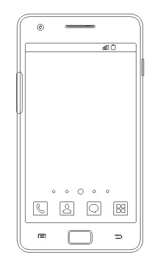 319x533 world of fun and knowledge how to draw a realistic samsung galaxy - Samsung Drawing
