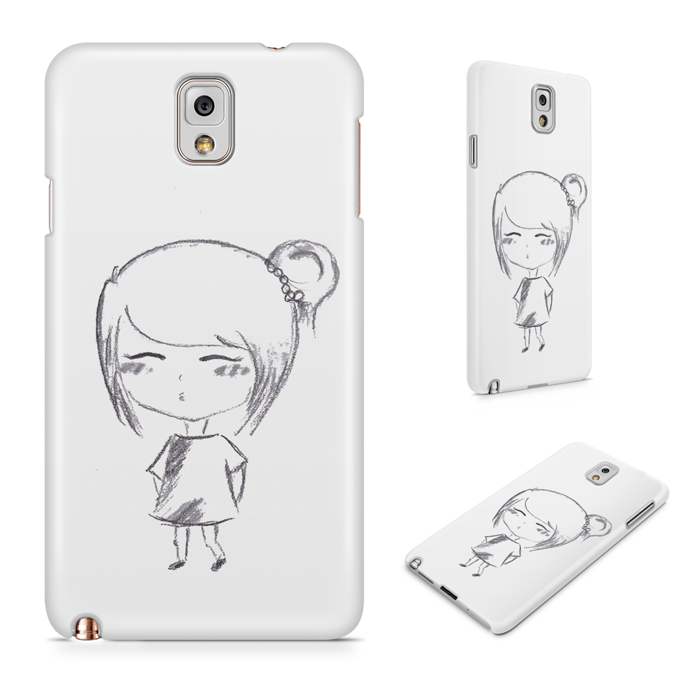 1000x1000 cute girl sketch art drawing - Samsung Drawing