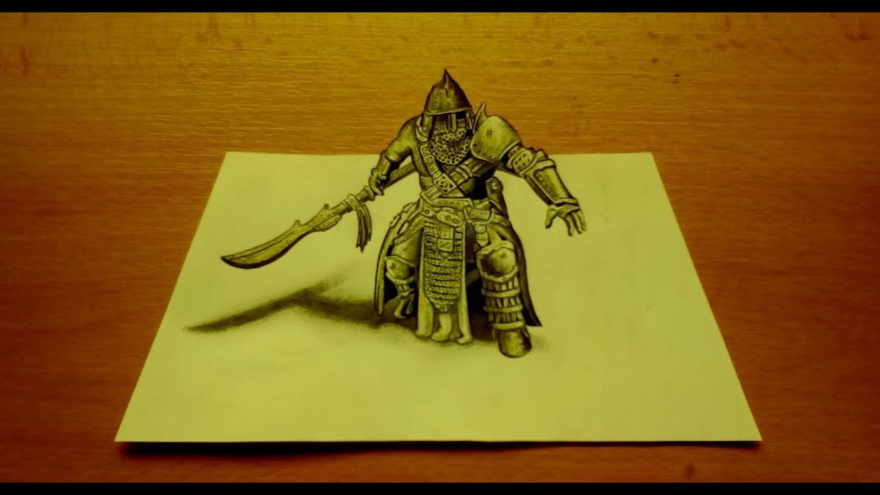 1280x720 Amazing Drawing - Samurai Warrior Drawing
