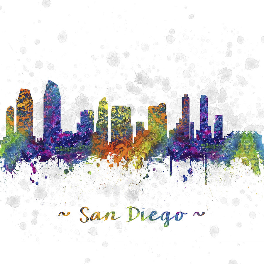 San Diego Skyline Drawing at PaintingValley.com | Explore collection of ...