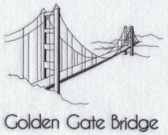 236x190 Golden Gate Simple Tattoo Drawing Bridge Tattoo - San Francisco Bridge Drawing