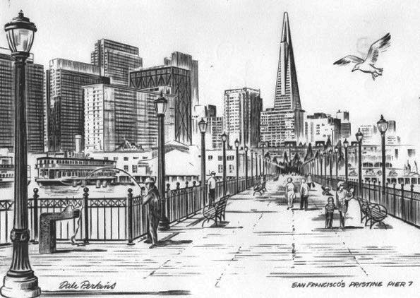 595x422 my black and white san francisco collection of pencil drawings - San Francisco Drawing