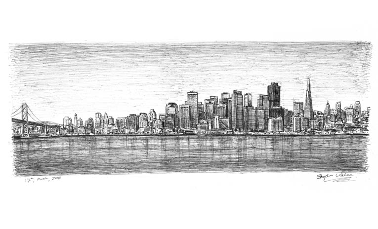 765x464 san francisco skyline - San Francisco Drawing