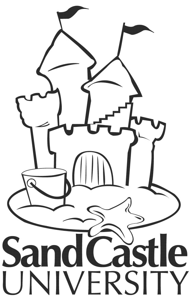 640x1000 Sand Castle Drawing - Sand Castle Drawing