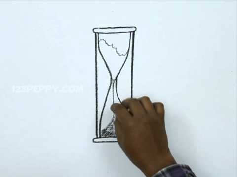 480x360 how to draw a sand clock - Sand Clock Drawing