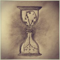 236x236 Best Hourglass Drawing Images Hourglass Tattoo, Awesome - Sand Clock Drawing