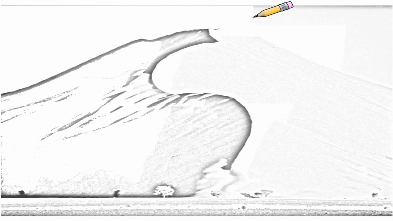Sand Dunes Drawing