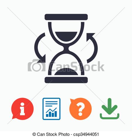450x470 hourglass sign icon sand timer symbol information think bubble - Sand Timer Drawing