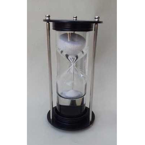 500x500 Silver And Black Hourglass Sand Timer, Ms Ritika Survey Drawing - Sand Timer Drawing