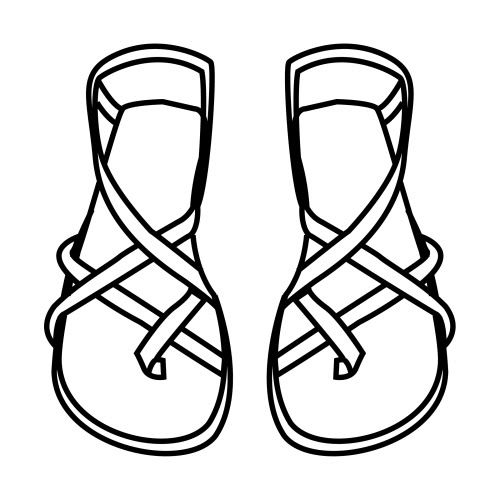 Sandals Drawing