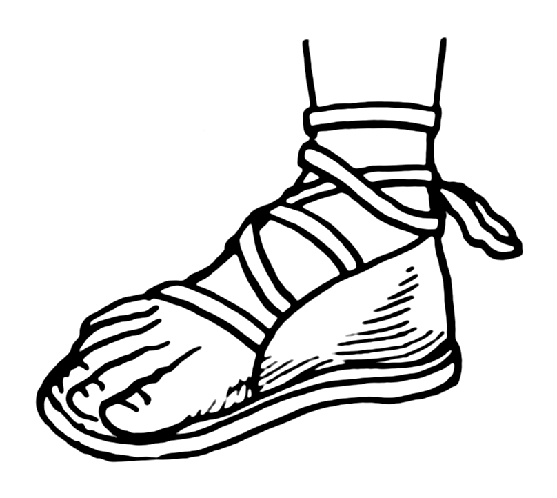 808x722 filesandal - Sandals Drawing