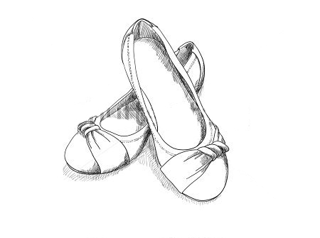 450x335 mini lesson drawing shoes from different angles ms lawson - Sandals Drawing