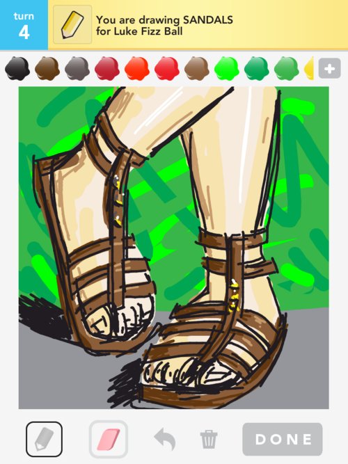 Sandals Drawing at PaintingValley.com | Explore collection of Sandals ...