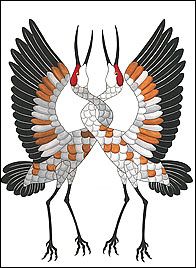 196x268 sandhill crane drawing - Sandhill Crane Drawing