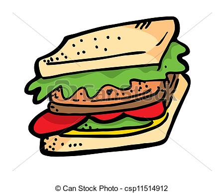 450x387 cute sandwich drawing - Sandwich Drawing
