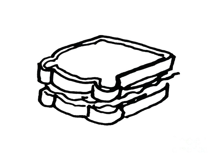 900x667 sandwich drawing - Sandwich Drawing