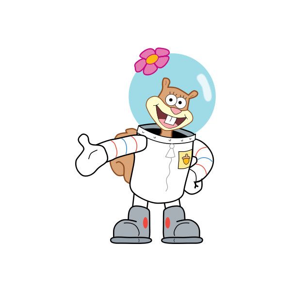 600x600 sandy cheeks spongebob squarepants wiki liked on polyvore pictures - Sandy Cheeks Drawing