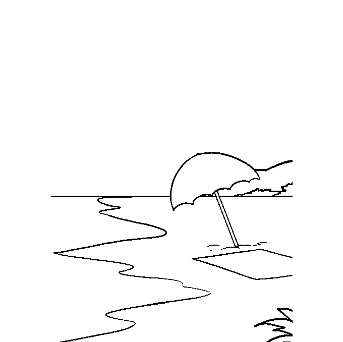 680x678 Drawing Beach Sandy Transparent Png Clipart Free Download - Sandy Drawing