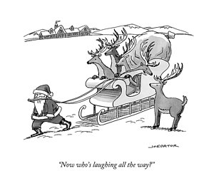 300x257 sleigh drawings fine art america - Santa And Sleigh Drawing