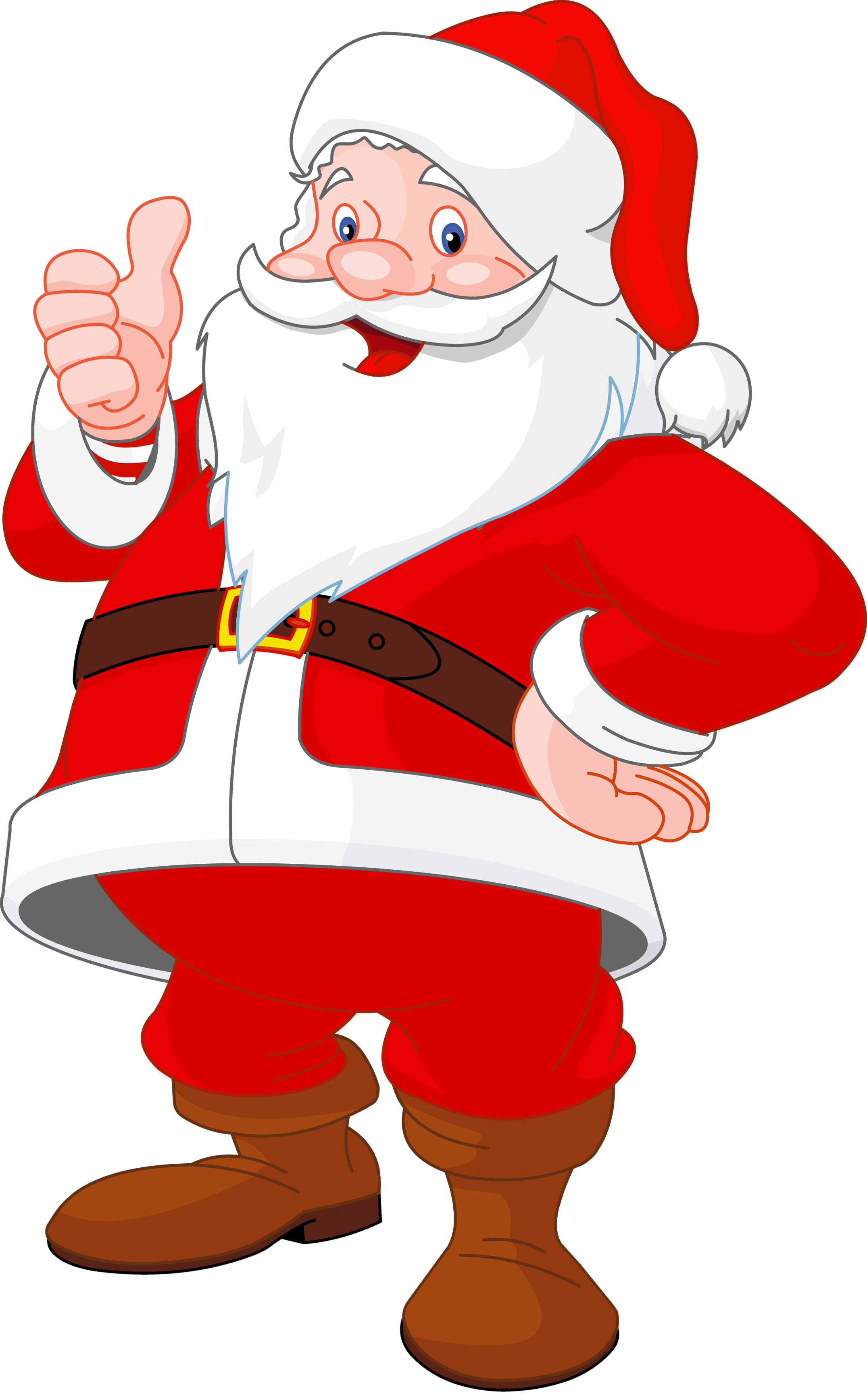 2150x3472 christmas xmas clip art, santa claus - Santa Claus Cartoon Drawing