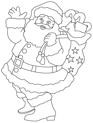 310x410 Santa Claus Drawing Desktopwallpaper Freedownload - Santa Claus Drawing