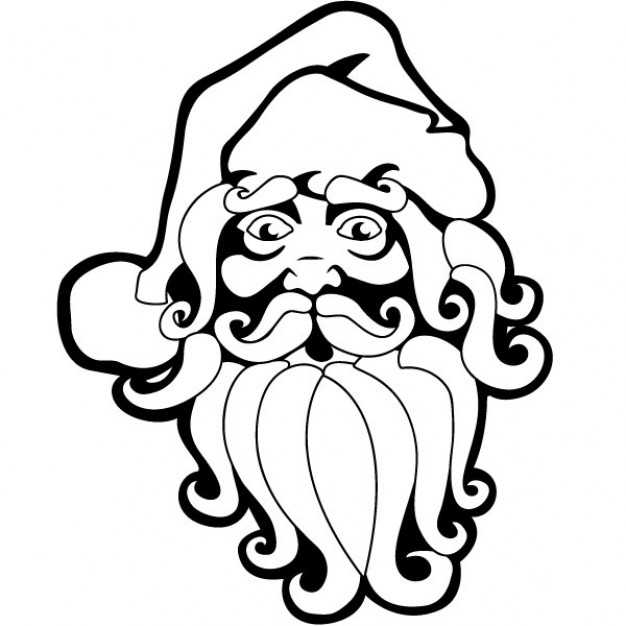 626x626 Santa Claus Drawing Christmas Vector Vector Free Download - Santa Claus Drawing