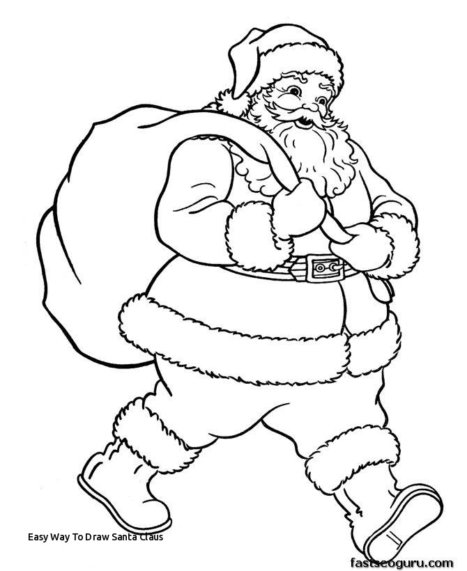 Santa Claus Drawing At Paintingvalleycom Explore