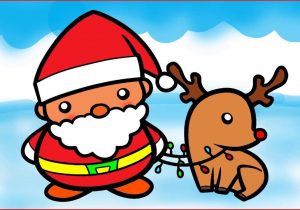 300x210 Santa Claus Drawing Mascot Creation Kit Christmas Character - Santa Claus Drawing For Kids