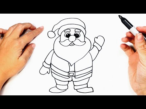 Santa Claus Easy Drawing at PaintingValley.com | Explore collection of ...