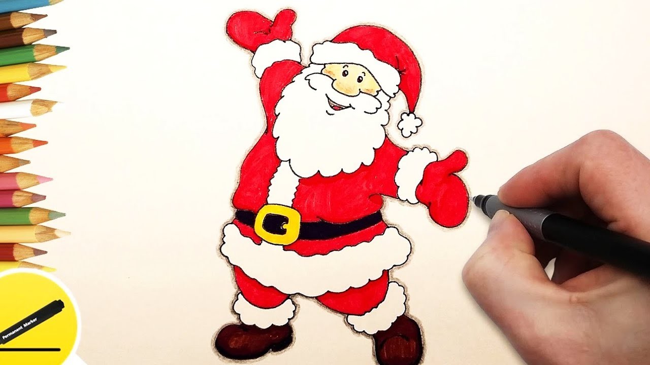 Santa Paintings Search Result At Paintingvalleycom