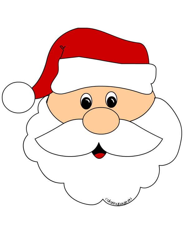 Santa Claus Face Drawing At Paintingvalleycom Explore