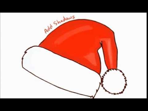 480x360 How To Draw Santa Hat - Santa Claus Hat Drawing