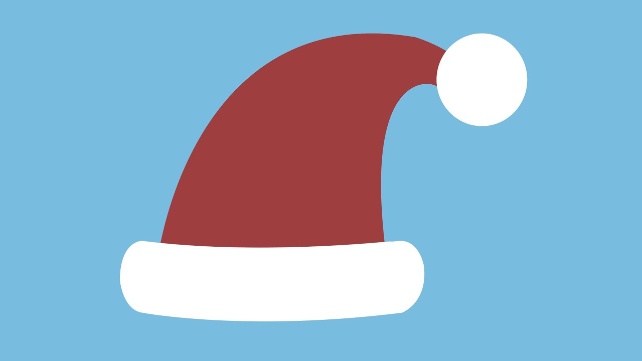1280x720 How To Draw A Santa Claus Hat - Santa Claus Hat Drawing