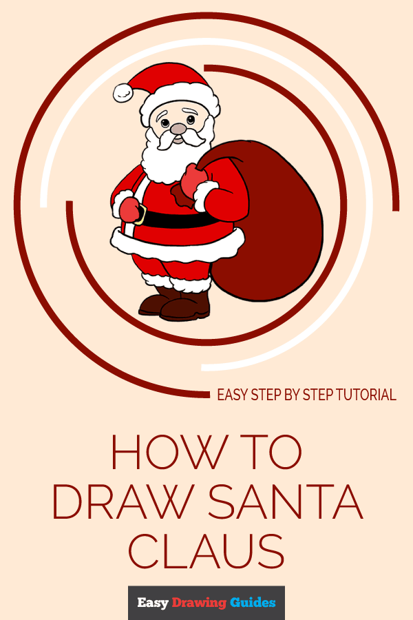 600x900 How To Draw Santa Claus In A Few Easy Steps Easy Drawing Guides - Santa Claus Images For Drawing