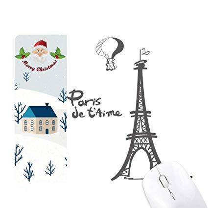425x425 Line Drawing Eiffel Tower Silhouette Paris Santa - Santa Claus Line Drawing